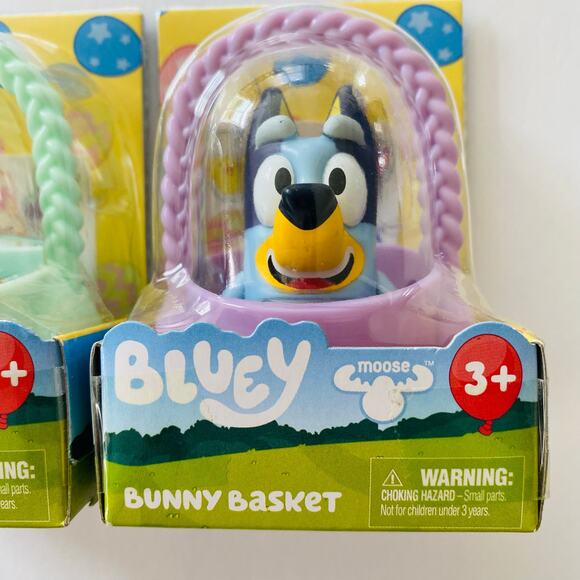 Bluey | Bluey Bingo Easter Basket Figure Bundle NWT - Picture 2 of 4
